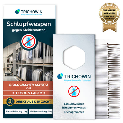 Schlupfwespen gegen Kleidermotten