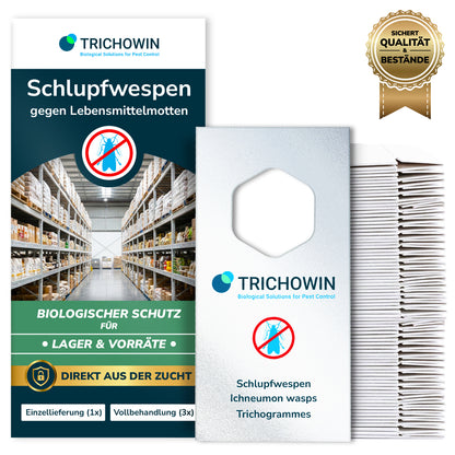 Schlupfwespen gegen Lebensmittelmotten