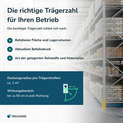 Schlupfwespen gegen Lebensmittelmotten