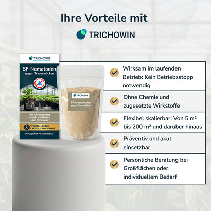 SF-Nematoden gegen Trauermücken