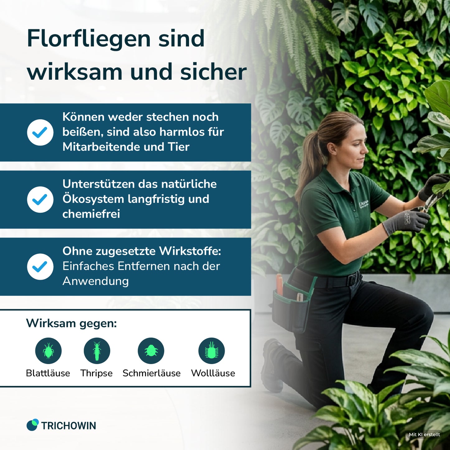 Florfliegen gegen Blattläuse
