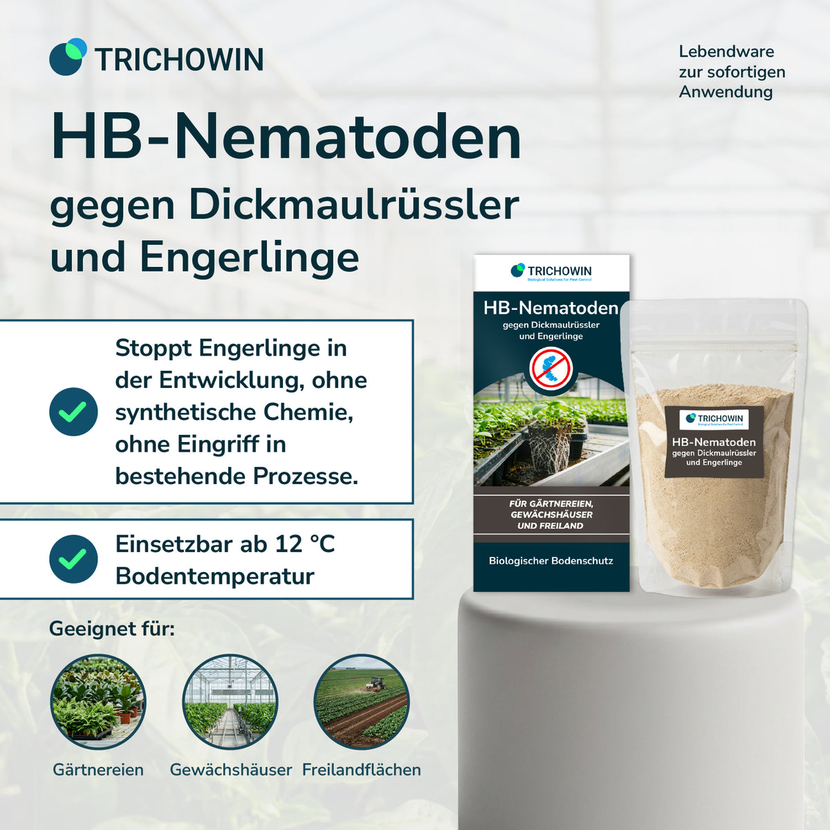 HB-Nematoden gegen Dickmaulrüssler und Engerlinge