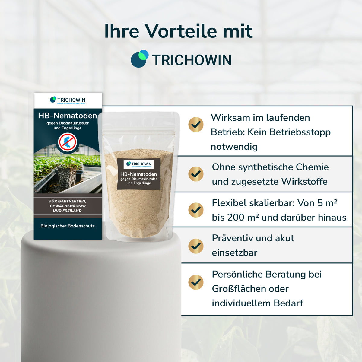 HB-Nematoden gegen Dickmaulrüssler und Engerlinge